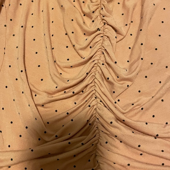 Free People polka dot bell sleeve top - Picture 4 of 5